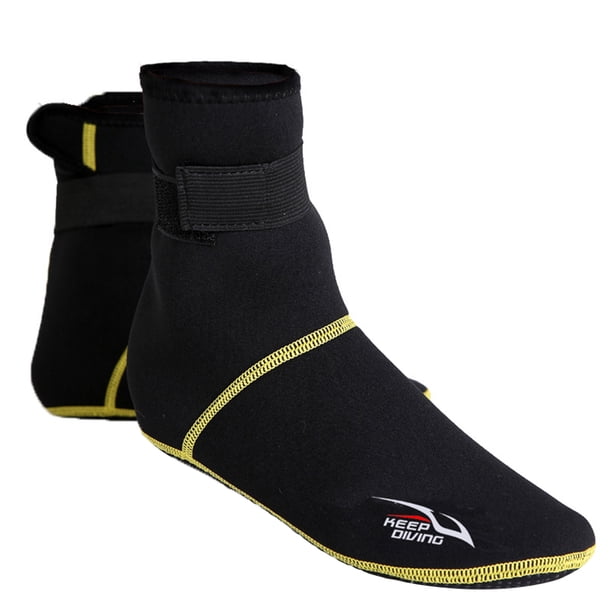 Calcetines De Buceo Buceo al aire libre Invierno Natación Snorkel Calcetines Calcetines térmicos de piso de 3 mm (M)