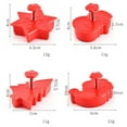 thumbnail image 4 of Cagogo under $5 1Pcs Christmas Cookie Cutter, 4Pcs Christmas Cookie Plunger Cutter Set,Christmas Theme Cookie Mould for Baking,Double-sided Plastic Cookie Stampers, 4 of 9