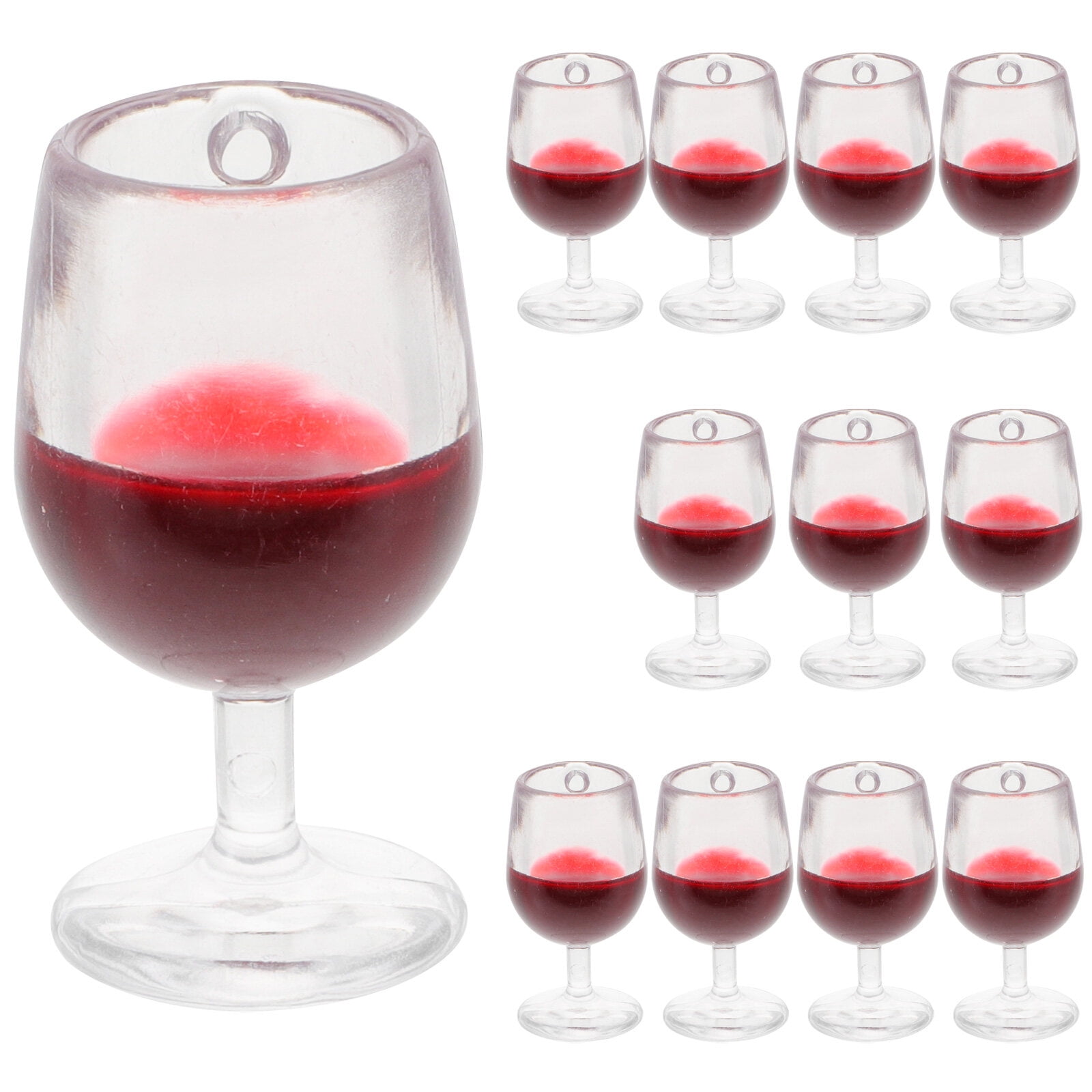 Ipetboom Dollhouse Wine Glasses, 10pcs Mini Shot Glass Tiny Wine Glass  Dollhouse Miniatures Glasses Toys Goblets Cups Model Feature - Yahoo  Shopping