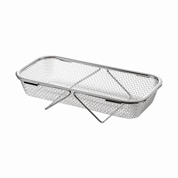Adjustable Stainless Steel Drainage Basket Space-Saving Sink Storage Solution