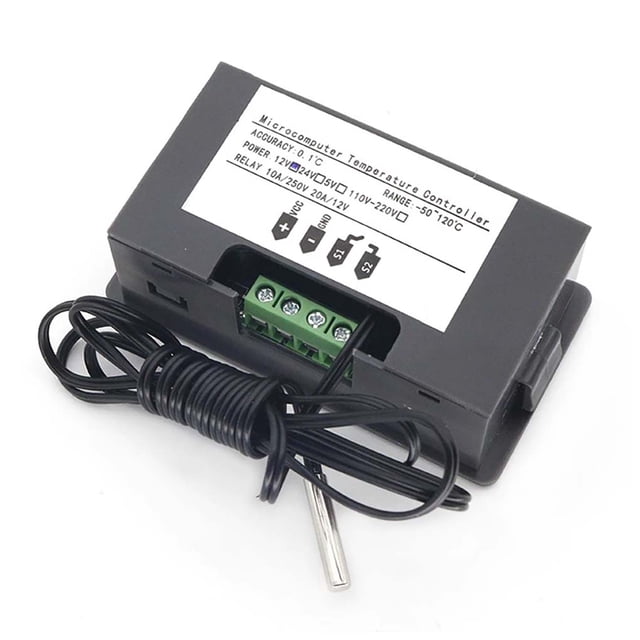 Controlador de temperatura Tholdsy Pantalla LED ajustable a prueba de agua