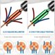 thumbnail image 3 of Herramienta de Torsión de 5 Cables para Taladro Herramienta Pelador de Cables de 3/5 Vías Herramienta de Torsión de Cables Pelacables y Controlador de Conector Twister, 3 of 5