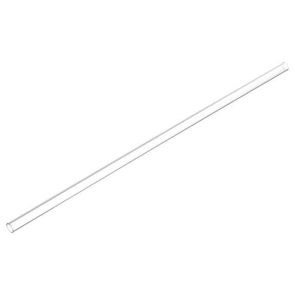 Uxcell Clear Rigid Tubing 7mm(0.28") x 9mm(0.35") x 1Ft Length Round Plastic Polycarbonate Tube