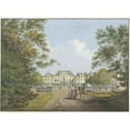 thumbnail image 3 of Cornelis de Kruyff 18x14 Black Modern Framed Museum Art Print Titled - View of Palace Het Loo (1784 - 1828), 3 of 5