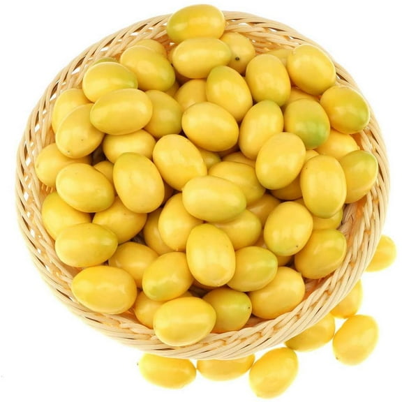 40pcs Mini Artificial Yellow Lemon Decoration Fake Fruit Home Party Kitchen Food Photography Props