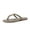 Sage, variant on Cushionaire Trio Flip Flops for Women, Comfortable Beach Sandals with Braided Thong Strap, Memory Foam Footbed and Metallic Ring Accents