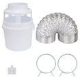 thumbnail image 1 of BQLZR Trousse de Conduit d'Évent de Sécheuse 211L Connecteur de Ventilation Intérieur avec Pince de Tension, 1 of 5