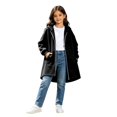 thumbnail image 3 of Shadoumai Long Hoodies for Girls Cute Fashion Long Sleeve Oversized Zip up Hooded Kids Sweatshirt Trendy School Preppy Clothes, 3 of 7