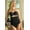 Black, variant on Carnival Seamless High Waist Control Brief, Black, Medium