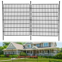 Kojooin Garden Fence,15 Panels No Dig Decorative Fence for Outdoor,Yard, Patio,32 in(H) X 36 Ft(L) Animal Barrier Rustproof Metal Wire Panel,Temporary Dog Fence