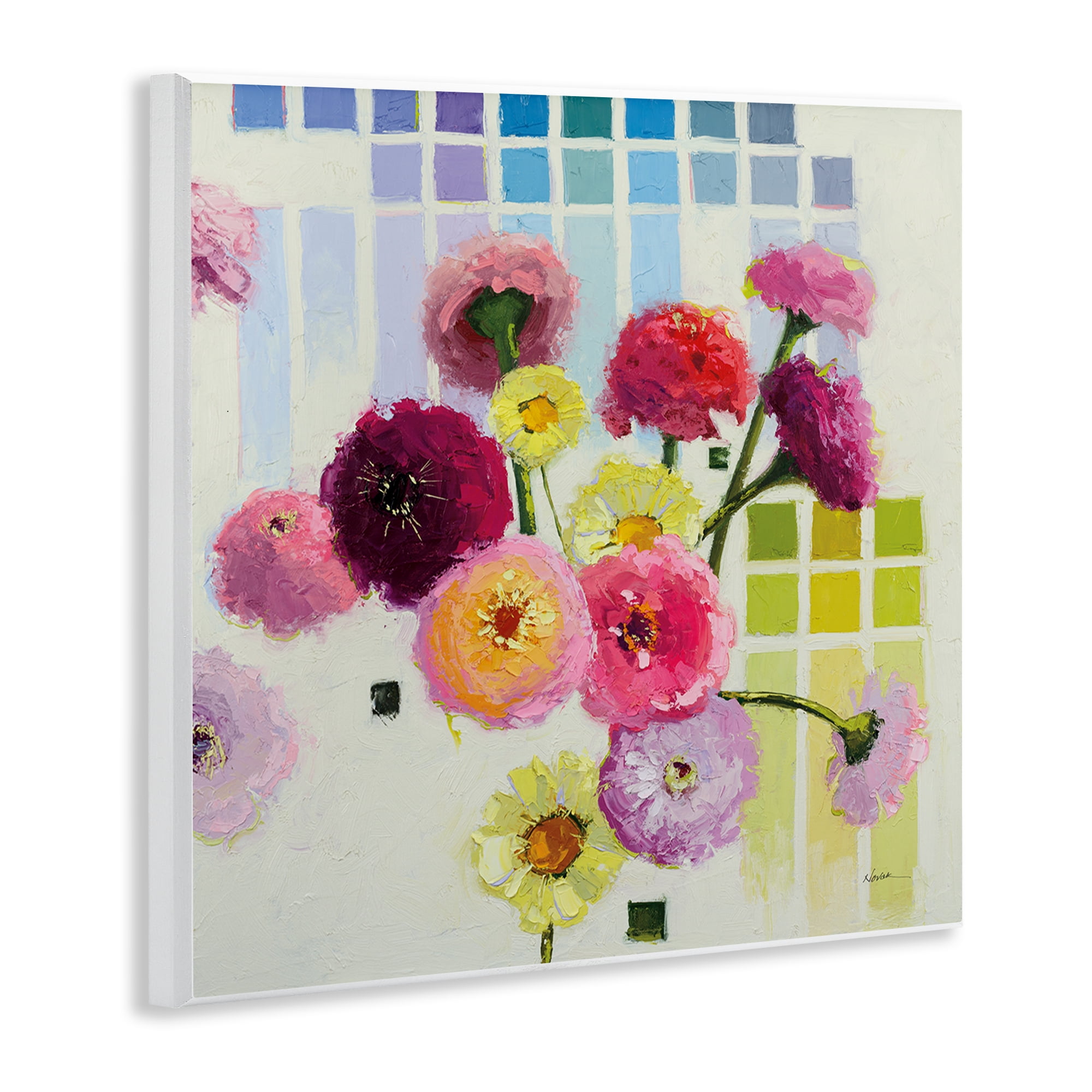 Stupell Industries Color Chart Pastel Bloom Study Wall Plaque Art, design by Shirley Novak