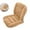 Khaki, variant on VQPeo Desk Chair Cushion Office Chair Cushion Seat Cushion with Back Plush Chair Cushion with Ties Soft Seat Pad Backrest for Rocking Chairs