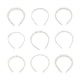 thumbnail image 1 of Diadema de perlas de gran tamaño hecha a mano con cuentas para accesorios para el cabello de adultos, diadema de perlas brillantes, artículo digno de regalo, 1 of 5