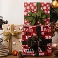 thumbnail image 5 of Papel de regalo Ribbli, 43 cm x 3,6 m, rojo y blanco para Navidad, 3 rollos, 5 of 5