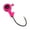 Pink, variant on BoneHead Tackle BX 1/16oz Round Ball Jighead Chartreuse