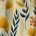 thumbnail image 3 of Designart "Rustic Charm In Botanical Blooms II" Botanical Blackout Curtain Single Panel, 3 of 4