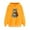 Yellow, variant on VEKDONE Cute Cat Graphic Hoodies for Women Fall Long Sleeve Thin Fleece Hooded Sweatshirts Casual Loose Fit Lightweight Pullover Sweatshirt with Pockets