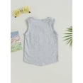 thumbnail image 4 of Franhais Baby Boys Tank Top, Sleeveless Crew Neck Solid Color Tops with Pocket Summer Clothes 6M-4T, 4 of 8