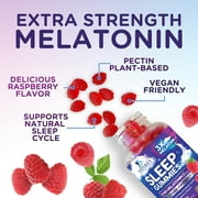 Melatonin Sleep Gummies - Melatonin 12mg Per Serving - Extra Strength Sleep Support Melatonin Gummy - Vegan Sleeping Gummy Supplement - Restful Sleep Support for Adults - Berry Flavor - 60 Gummies