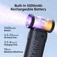 thumbnail image 2 of Ventilador de mano JISULIFE Life9 Turbo 5000 mAh recargable por USB, 2 of 7