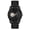 Black - Black, variant on Men's Automatic Silver Open Heart Dial Link Watch