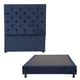 thumbnail image 1 of Box Base Cama Individual + Cabecera Capri Azul, 1 of 8