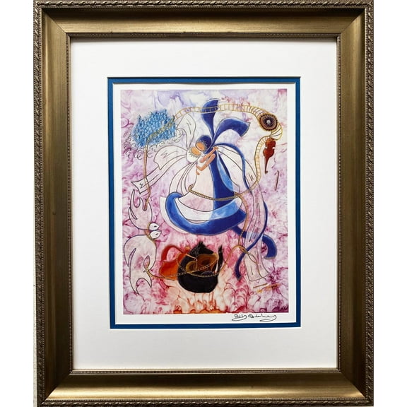 Rothenberg "The Wolf Shall Dwell with the Lamb" FRAMED Signed Art Generic