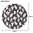 thumbnail image 6 of Cute Halloween Ghosts Pattern Round Tablecloth 60"x60",Wrinkle Wipeable Table Cloth for Kitchen Dining Room Picnic Patio Party, 6 of 6