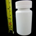 thumbnail image 3 of 10 Pill Bottle Storage Container Pet Tin Vial White 100Ml Screw Cap Jar Medicine, 3 of 4