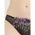 thumbnail image 3 of Joyspun Women's Embroidery Mesh Cheeky Panties, 2-Pack, Sizes XS-3XL, 3 of 4