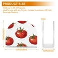 thumbnail image 2 of Tomatoes in White Napkin Holders for Tables Napkin Stand Paper Holder Organizer Tabletop Tissue Box Dispenser, 2 of 8