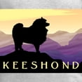 thumbnail image 3 of CafePress - Keeshond Purple Mountain Long Sleeve T Shirt - Unisex Cotton Long Sleeve T-Shirt, 3 of 4