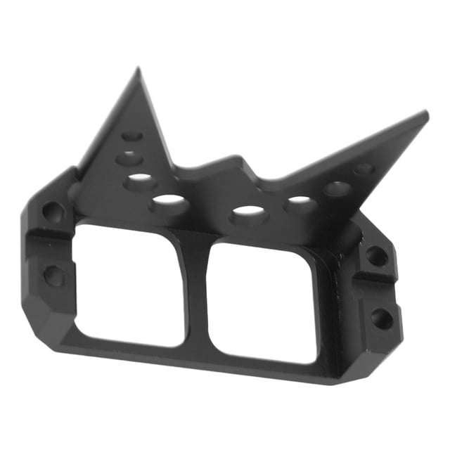 M Buder Cubierta de Armadura de Protección de Servo de Dirección de Aleación de Aluminio SOA para 1/10 RC Crawler Cheeter Rig Rock Bouncer Roll Cage Capra RR10 Wraith DIY Piezas de Mejora Negro