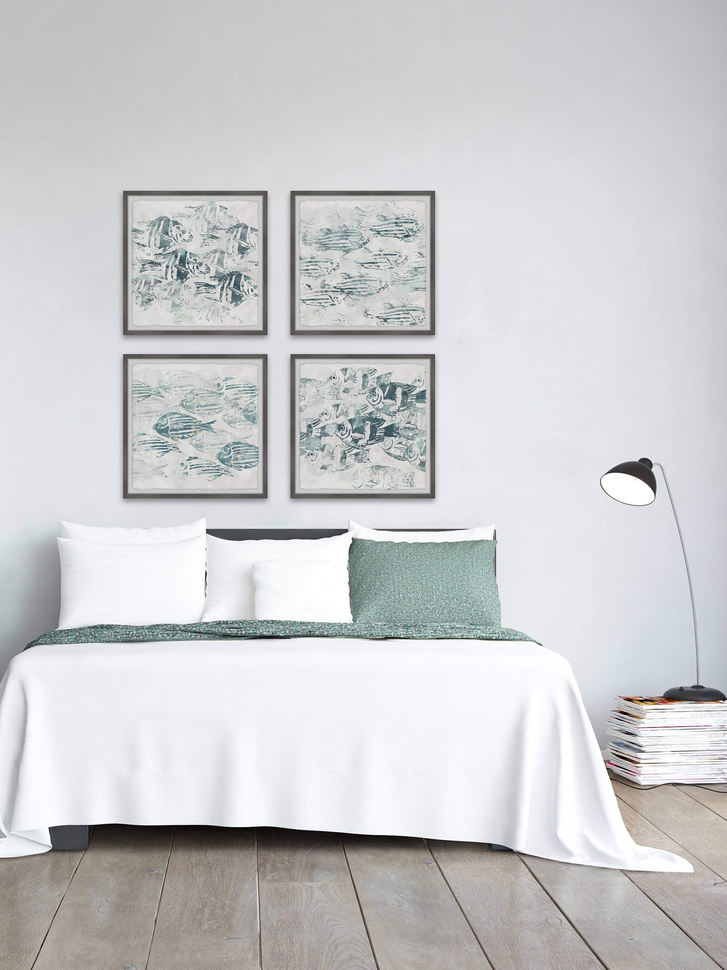 Marmont Hill Sealife Batik X Quadriptych