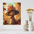 thumbnail image 3 of Strange Turkey,Thanksgiving Day Art Poster Canvas- Perfect for Wall Artrations, Dining Room Decor, Bedroom Art, Wall Decor Living Room, Wall Art, Frameless 8x10inch, 3 of 7