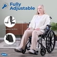 thumbnail image 6 of Invacare Folding Wheelchair with 18" Seat, Swing-Away Footrests, Desk-Length Removable Arms - Black, 6 of 8