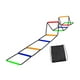 thumbnail image 1 of Escalera de agilidad, escalera de velocidad, multifunción, gimnasio en casa para coordinación de rugby y agilidad. 10 rejillas con bolsa, 1 of 9