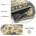 thumbnail image 6 of 5'x8' Area Rugs, Boho Blue Beige Indoor Outdoor Area Rug for Living Room Bedroom, Ethnic Southwestern Retro Geometric Washable Bathroom Rugs Kitchen Floor Carpet Mats Home Decor Aesthetic, 6 of 8