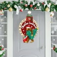 thumbnail image 5 of Large Festive Wooden Door Hanging Sign 118 Inch Holiday Decoration for Seasonal Home Entrance Display, 5 of 5