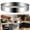 D, variant on 25cm Large 60 Mesh Ultra Fine Stainless Steel Flour Sifter, Multi Size Optional Baking Sieve for Household Pastry Making-C