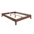 thumbnail image 2 of Pemberly Row Modern / Contemporary Queen Natural Wood Platform Bed, 2 of 5