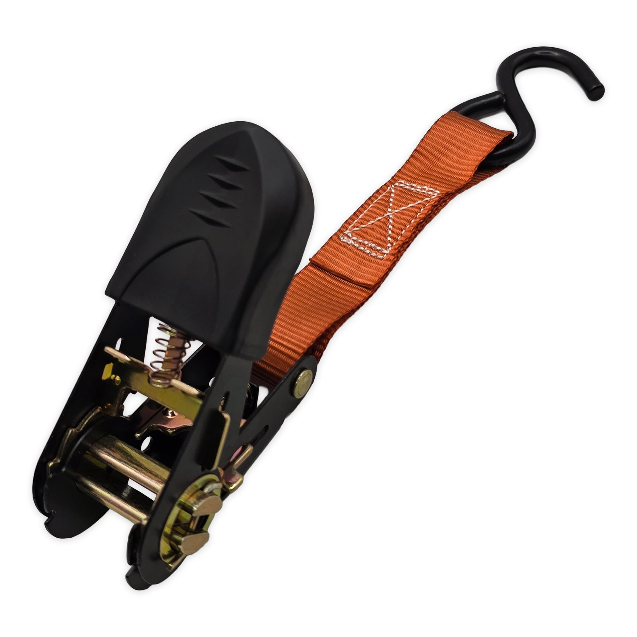 Ozark Trail 10-Ft Ratchet Tie Down Straps, 2-Pack, 400 lb WLL, Brick Orange