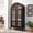 Black, variant on Nolan Arched Bar Cabinet in Ivory