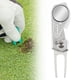 thumbnail image 5 of Herramienta de Divot de Golf Cola Suministros de golf Acero inoxidable Plegable Plata, 5 of 8