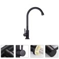 thumbnail image 3 of Miangastore Bathroom Basin Taps Black Painted Finish Easy Installation for Hotel Managers 1Pack, 3 of 8