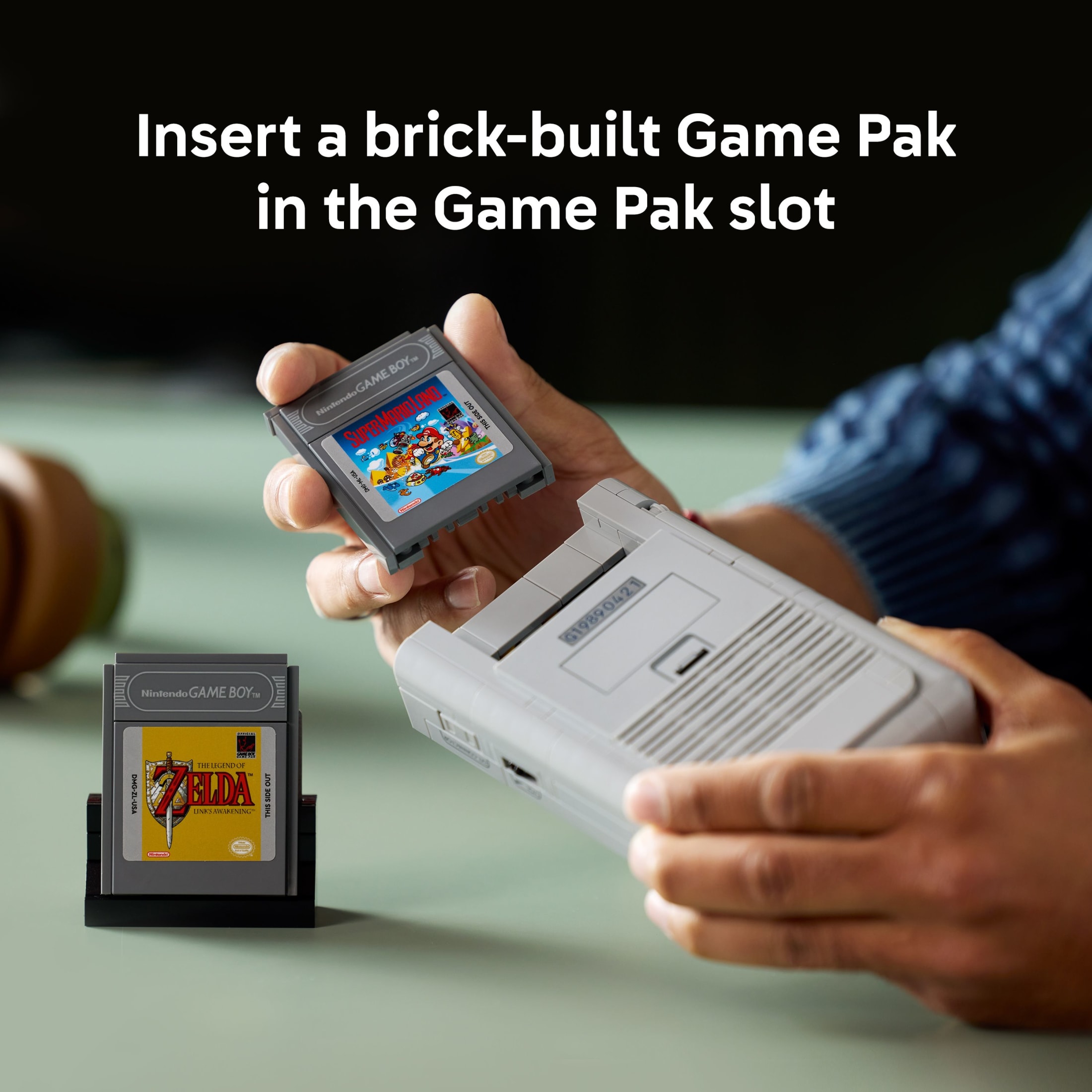 LEGO Super Mario Game Boy - Set de Construcción Retro para Adultos, Edades 18+ - Regalo para Gamers - Modelo Coleccionable con Cartuchos de Juego y Soporte de Exhibición - 72046 5