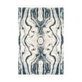 thumbnail image 3 of Unique Loom Hygge Shag Collection Area Rug - Valley (5' 1" x 8' Rectangle Blue/Gray), 3 of 7