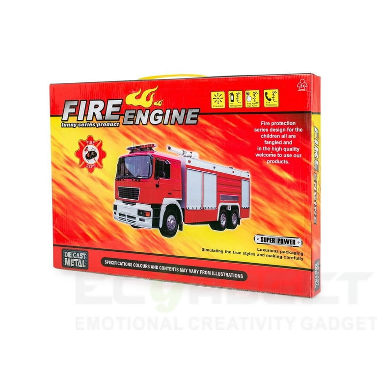 Big-Daddy Fire Rescue Toy Play Set Includes over 40 Fire Truck Toy