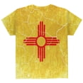 thumbnail image 2 of New Mexico Vintage Distressed State Flag All Over Youth T Shirt Multi YMD, 2 of 2