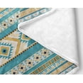 thumbnail image 2 of Southwest Aztec Throw Blanket, Traditional Southwestern Style Flannel Soft Blanket Cover for Couch Chair Bed Outdoor Travel 50x60in Teal, 2 of 5